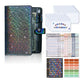 A6 PU Leather Budget Planning Notebook with Cash Pockets Sheets