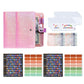 A6 PU Leather Budget Planning Notebook with Cash Pockets Sheets