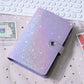 A6 PU Leather Budget Planning Notebook with Cash Pockets Sheets