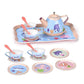 Tea Desserts and Carrying Case Set Toys for Little Girls