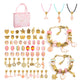 66 PCs DIY Bracelet Kids Charm Bracelet Making Kit Beads Bracelet DIY Craft