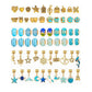 66 PCs DIY Bracelet Kids Charm Bracelet Making Kit Beads Bracelet DIY Craft