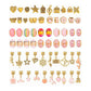 66 PCs DIY Bracelet Kids Charm Bracelet Making Kit Beads Bracelet DIY Craft