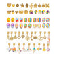 66 PCs DIY Bracelet Kids Charm Bracelet Making Kit Beads Bracelet DIY Craft