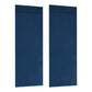 2 PCs French Style Blackout Door Curtains with Sticky Straps