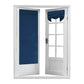 2 PCs French Style Blackout Door Curtains with Sticky Straps