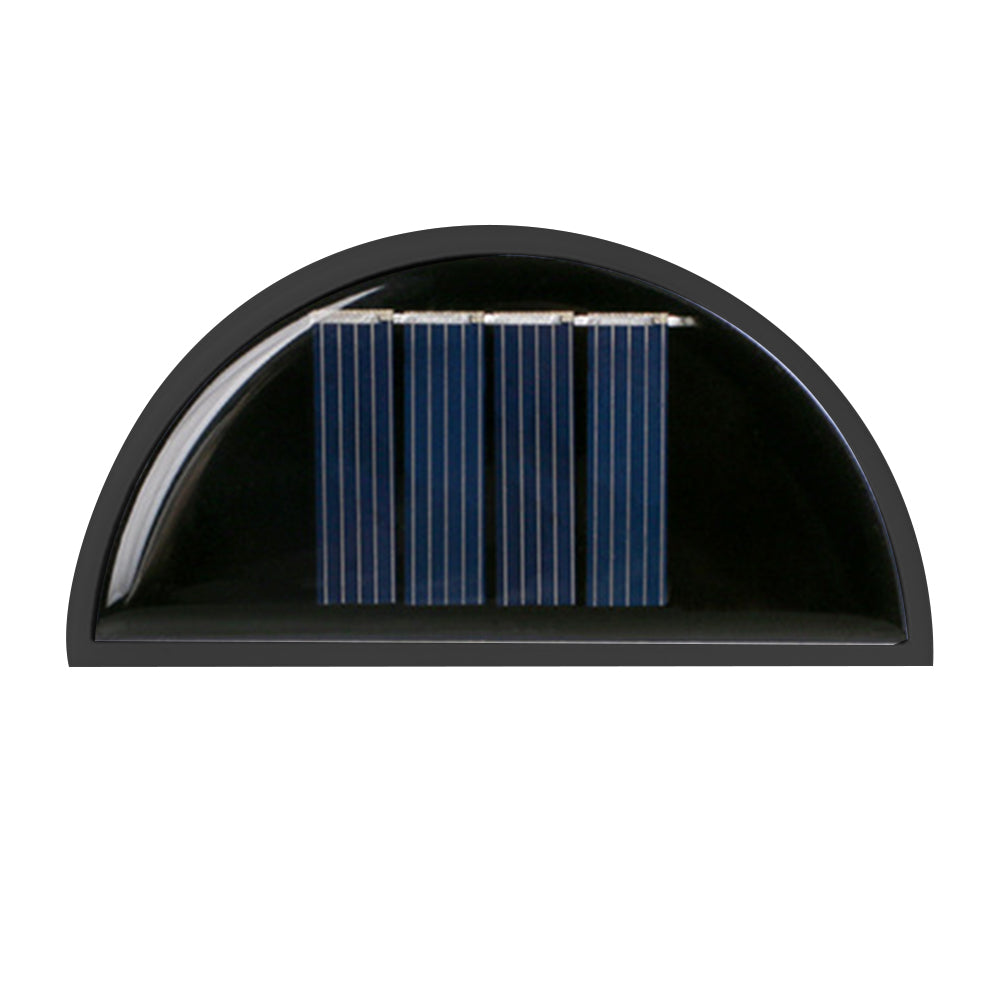 4Pcs Solar Fence Post Lights Wall Mount Decorative Deck Lighting
