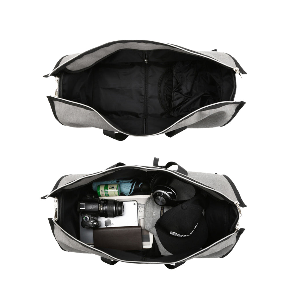Carry on Garment Bag Convertible Travel Duffel Suit Bag with Shoe Compartment