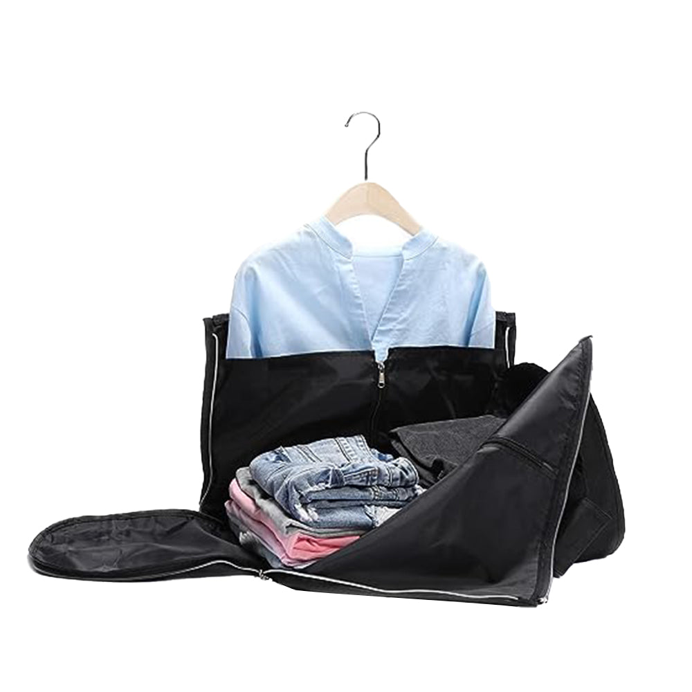 Carry on Garment Bag Convertible Travel Duffel Suit Bag with Shoe Compartment