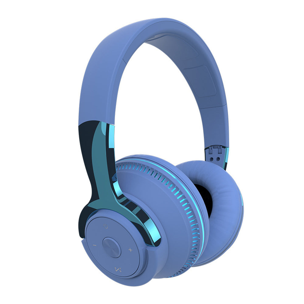 Luminous Bluetooth Wireless Headset Stereo Foldable Noise Cancelling Earphone