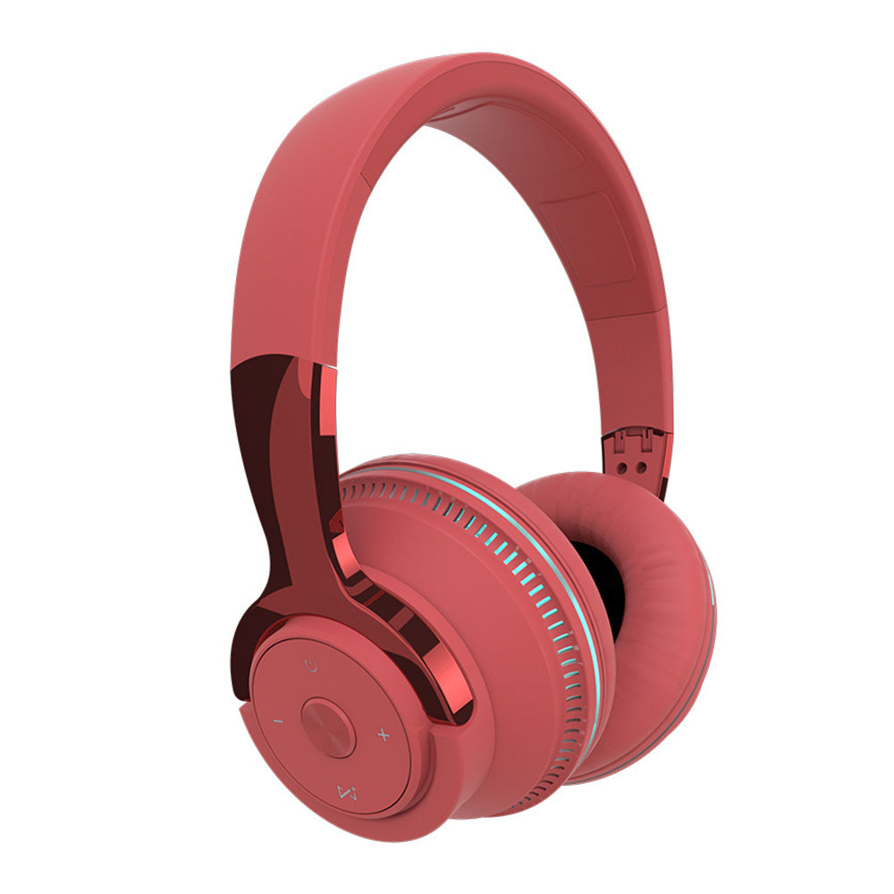 Luminous Bluetooth Wireless Headset Stereo Foldable Noise Cancelling Earphone