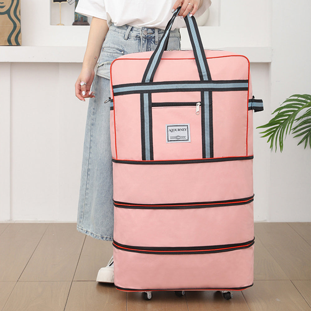 Expandable Travel Duffle Bag With Wheels