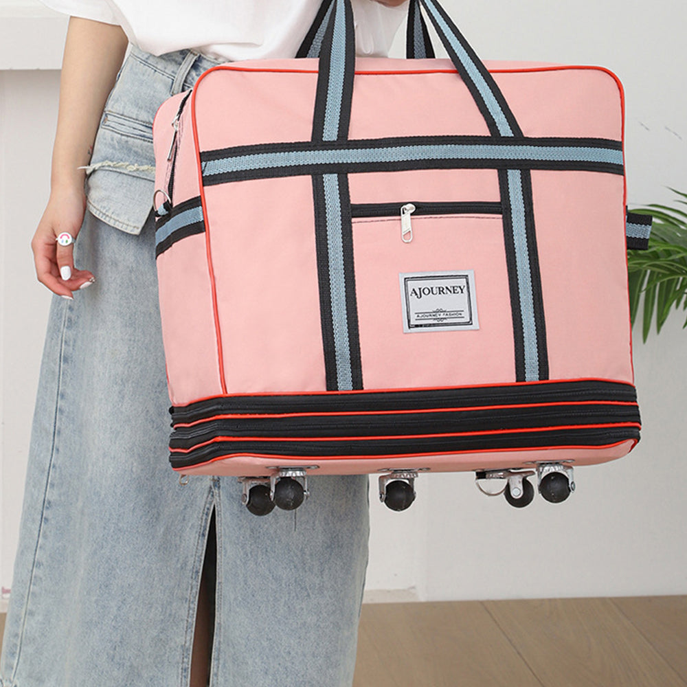 Expandable Travel Duffle Bag With Wheels