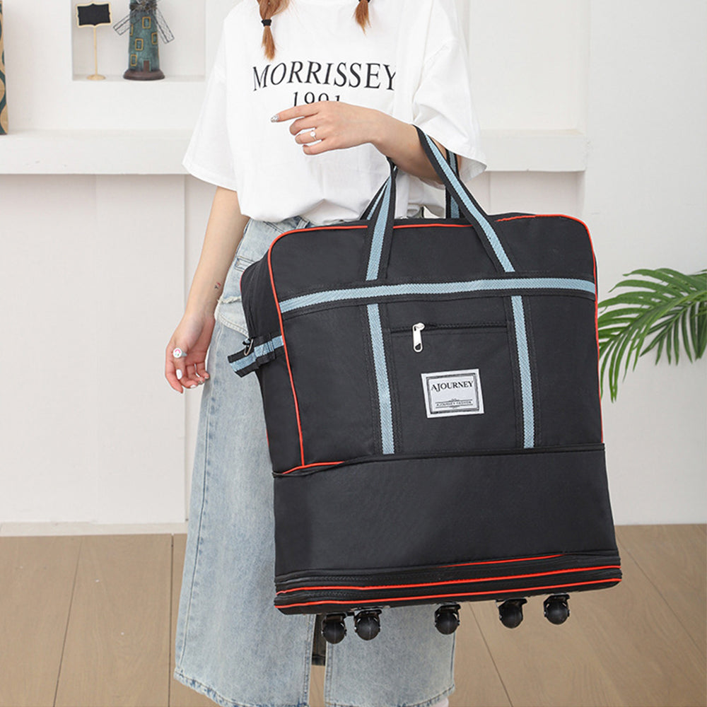 Expandable Travel Duffle Bag With Wheels