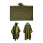 3-in-1 Hooded Water-resistant Raincoat Jacket for Men Women Adults