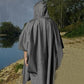 3-in-1 Hooded Water-resistant Raincoat Jacket for Men Women Adults