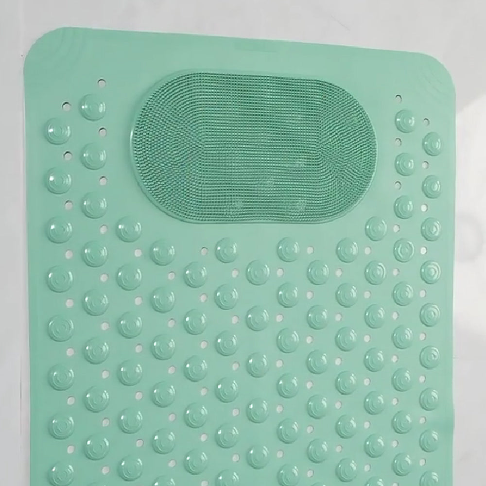 Non-Slip Foot Massage Washable Bathtub Mat with Suction Cups for Bathroom