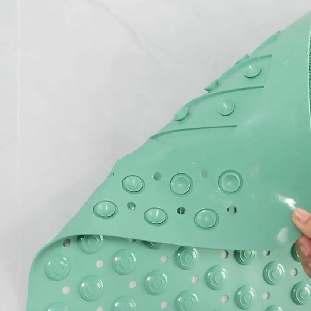 Non-Slip Foot Massage Washable Bathtub Mat with Suction Cups for Bathroom