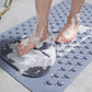 Non-Slip Foot Massage Washable Bathtub Mat with Suction Cups for Bathroom