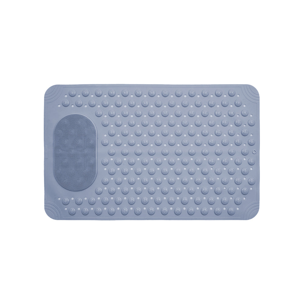 Non-Slip Foot Massage Washable Bathtub Mat with Suction Cups for Bathroom