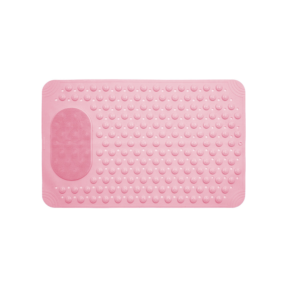 Non-Slip Foot Massage Washable Bathtub Mat with Suction Cups for Bathroom