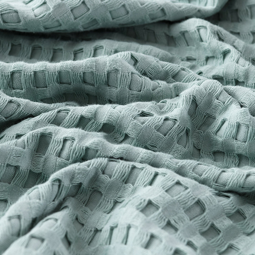 Cozy and Soft Waffle Weave 100% Cotton Blankets