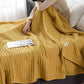Cozy and Soft Waffle Weave 100% Cotton Blankets