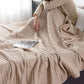 Cozy and Soft Waffle Weave 100% Cotton Blankets