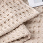 Cozy and Soft Waffle Weave 100% Cotton Blankets