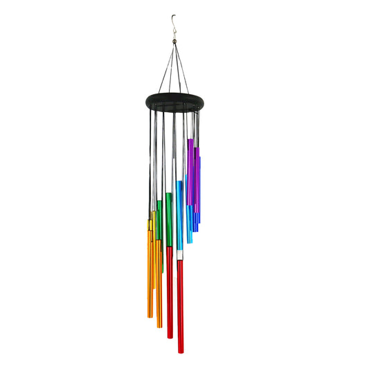 Wind Chimes for Outside Garden Colorful Metal Tubes Wind Bell Patio Porch Home Decor