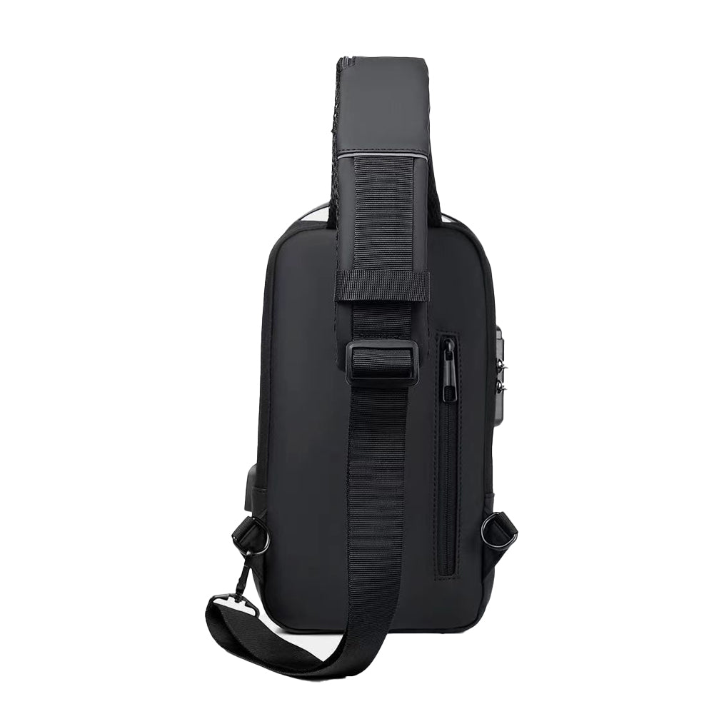 Anti-theft USB Port Crossbody Sling Shoulder Bag