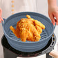 2Pcs Reusable Foldable Air Fryer Silicone Pot-Round