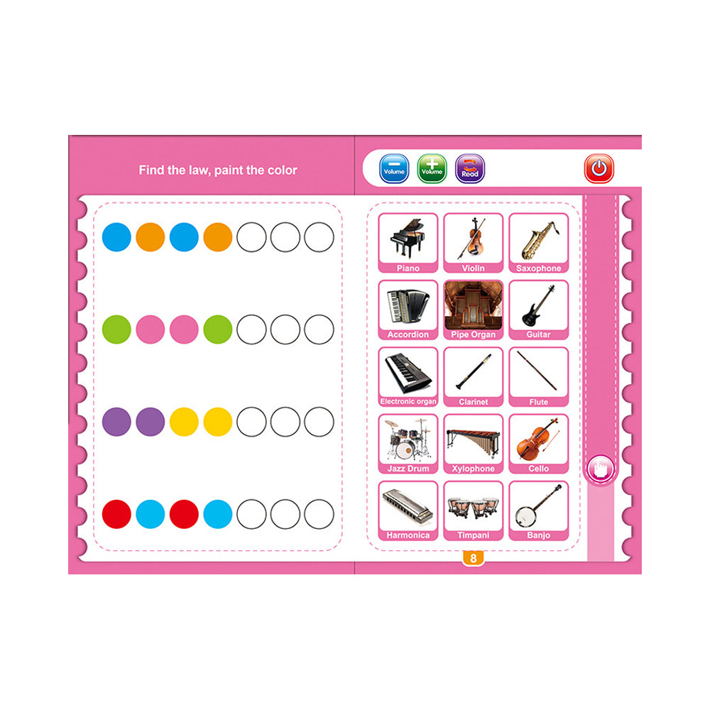 Intelligence Book Sound Book for Kids Toddlers Educational Learning Book Toy