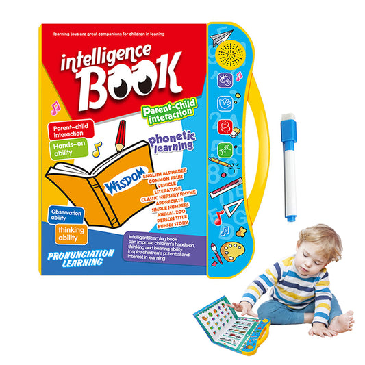 Intelligence Book Sound Book for Kids Toddlers Educational Learning Book Toy