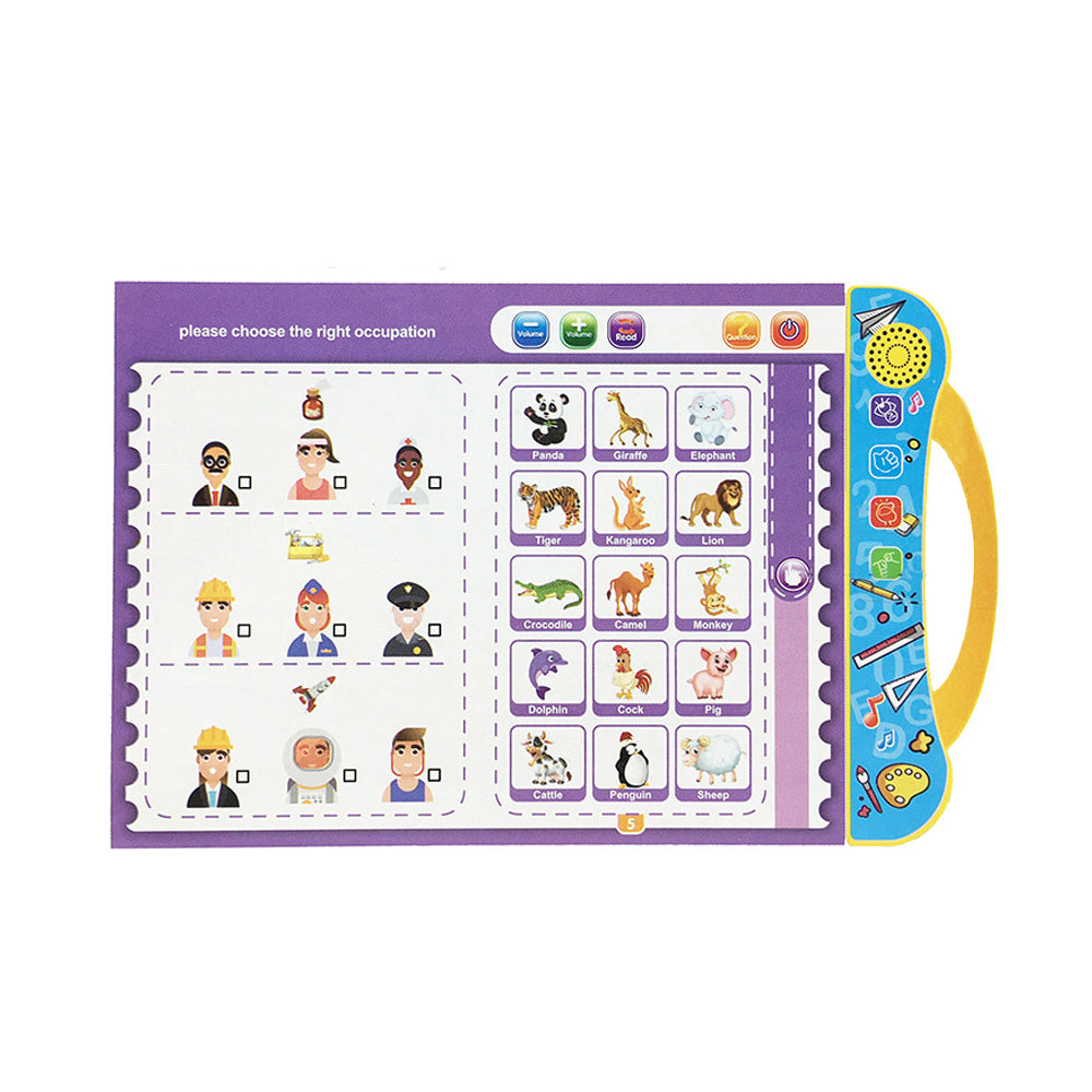 Intelligence Book Sound Book for Kids Toddlers Educational Learning Book Toy