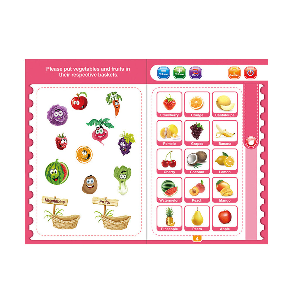 Intelligence Book Sound Book for Kids Toddlers Educational Learning Book Toy