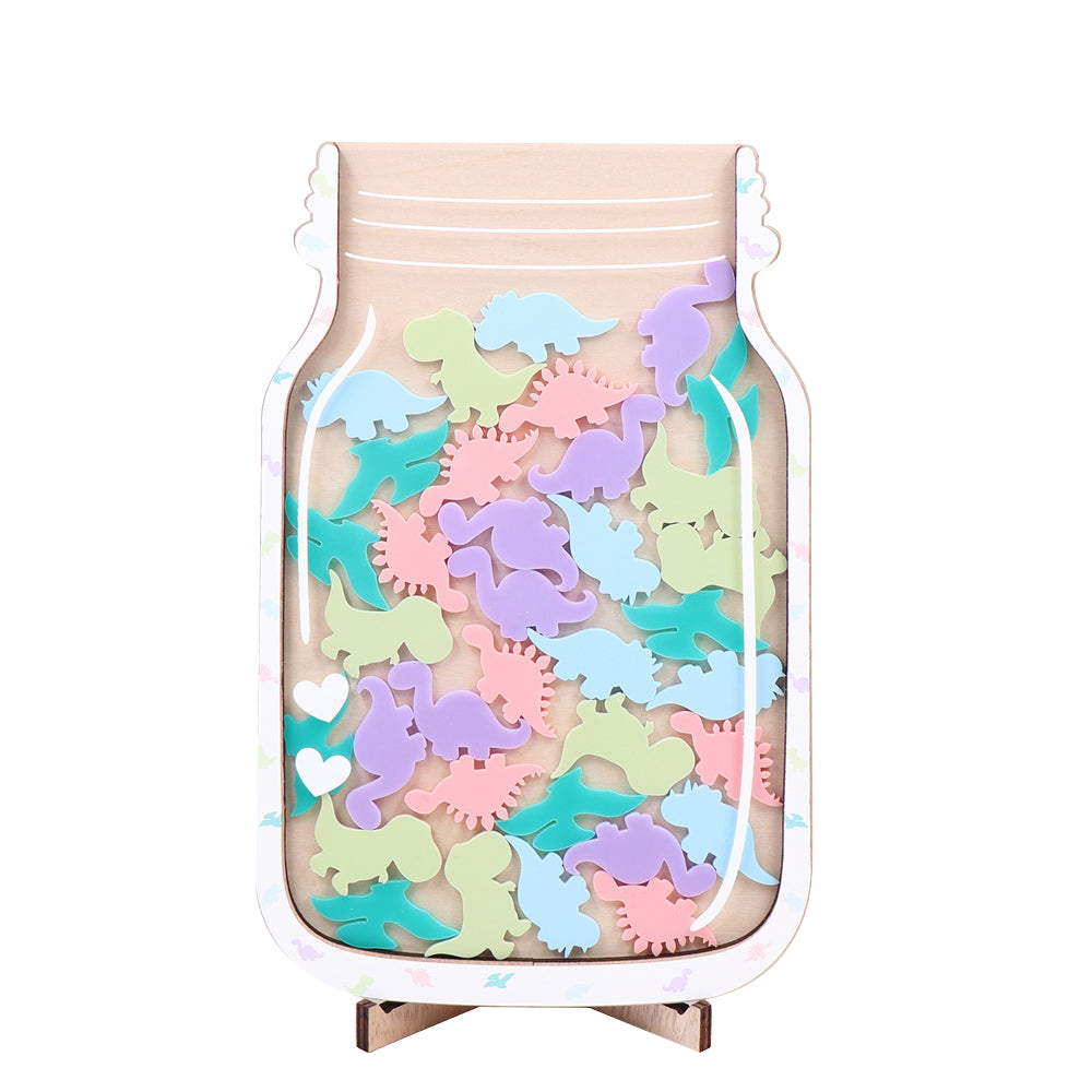 Training Star Reward Jar for Kids-Multi Color Dinosaur