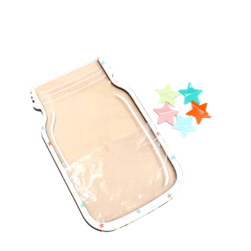 Training Star Reward Jar for Kids-Multi Color Star