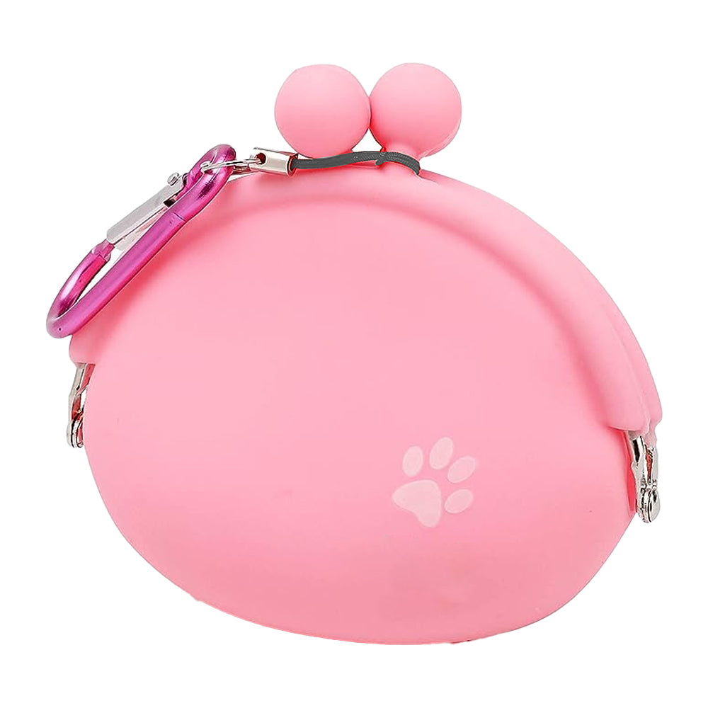 Portable Silicone Dog Training Treat Pouch with Carabiner