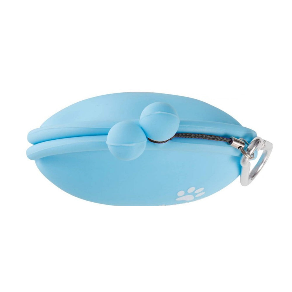 Portable Silicone Dog Training Treat Pouch with Carabiner
