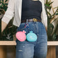 Portable Silicone Dog Training Treat Pouch with Carabiner
