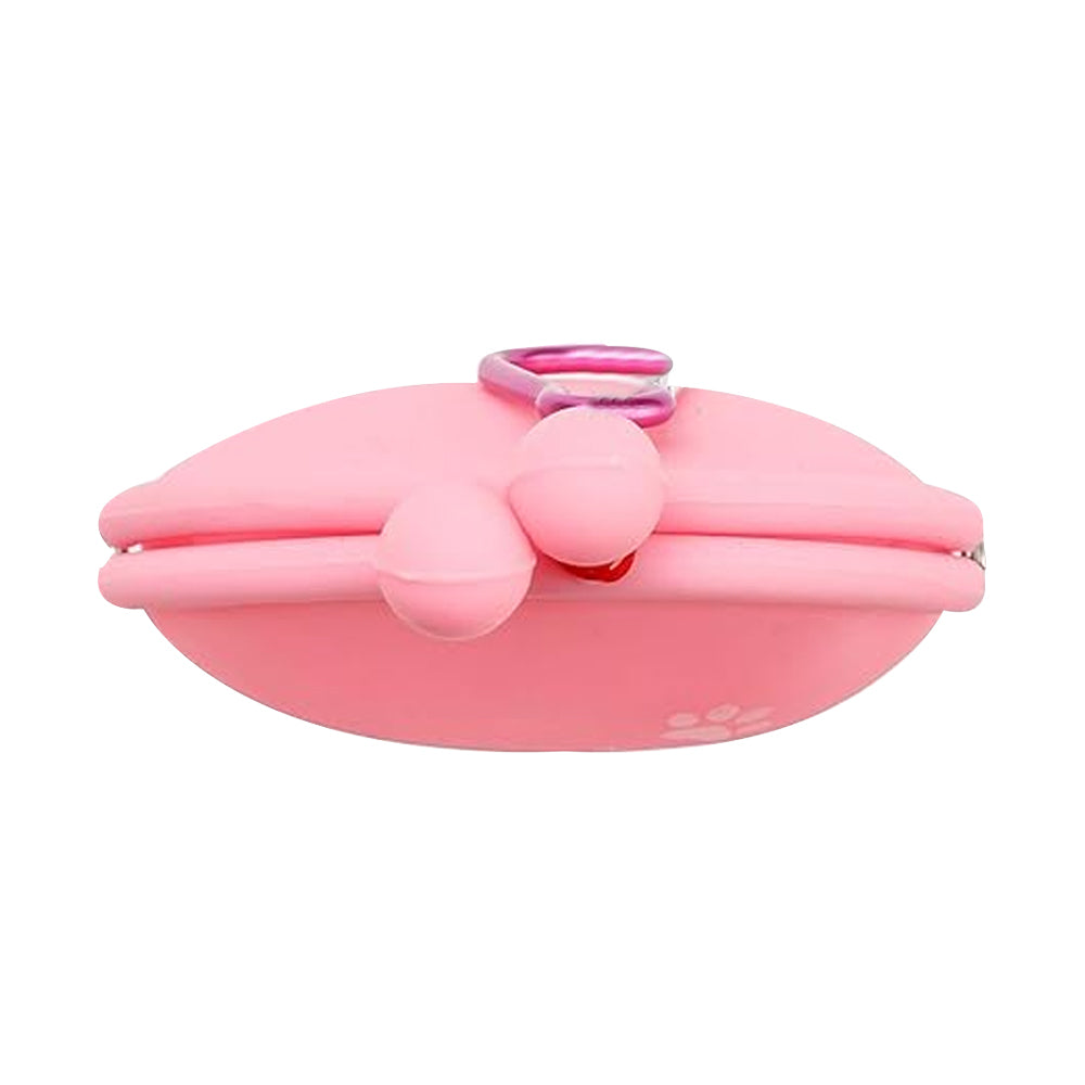 Portable Silicone Dog Training Treat Pouch with Carabiner