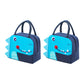 2Pcs Cute Cartoon Animal Lunch Bags for Kids Lunch Box Carry Tote Picnic Case Storage Bag