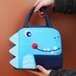 2Pcs Cute Cartoon Animal Lunch Bags for Kids Lunch Box Carry Tote Picnic Case Storage Bag