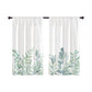 2Pcs Kitchen Curtains Watercolor Floral Kitchen Curtains Flower Plant Window Curtains