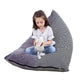 Stuffed Animal Storage Bean Bag Chair Cover Organizer Fill with Stuffed Toys Comfy Floor Lounger