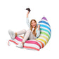 Stuffed Animal Storage Bean Bag Chair Cover Organizer Fill with Stuffed Toys Comfy Floor Lounger