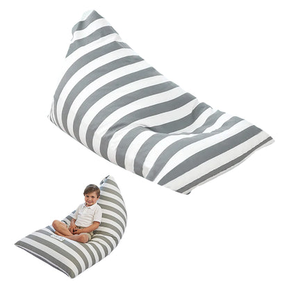 Stuffed Animal Storage Bean Bag Chair Cover Organizer Fill with Stuffed Toys Comfy Floor Lounger