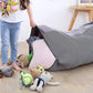 Stuffed Animal Storage Bean Bag Chair Cover Organizer Fill with Stuffed Toys Comfy Floor Lounger