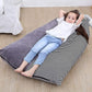 Stuffed Animal Storage Bean Bag Chair Cover Organizer Fill with Stuffed Toys Comfy Floor Lounger